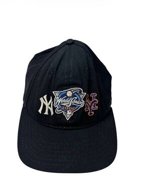 Genuine Merchandise Navy World Series 2000 Dual-Team NY Yankees Mets Hat